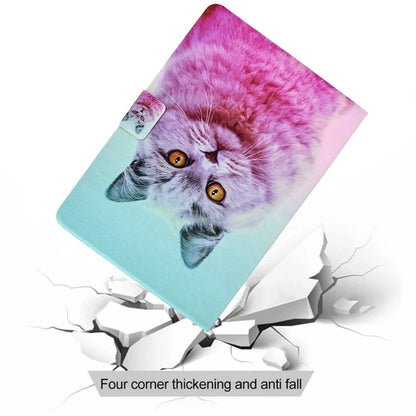 For Samsung Galaxy Tab A9+ Case Pattern Printing PU Leather Tablet Cover