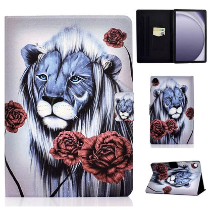 For Samsung Galaxy Tab A9+ Case Pattern Printing PU Leather Tablet Cover