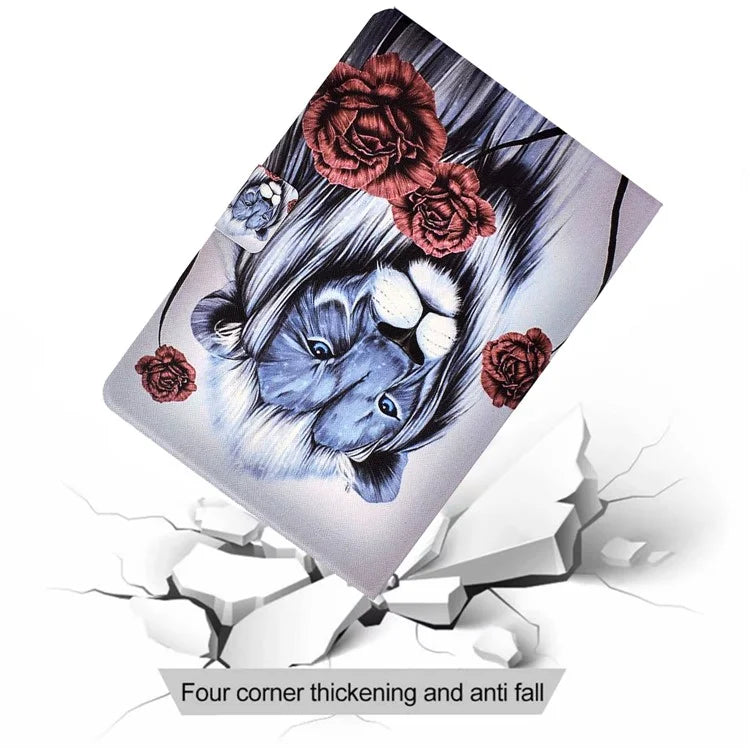 For Samsung Galaxy Tab A9+ Case Pattern Printing PU Leather Tablet Cover