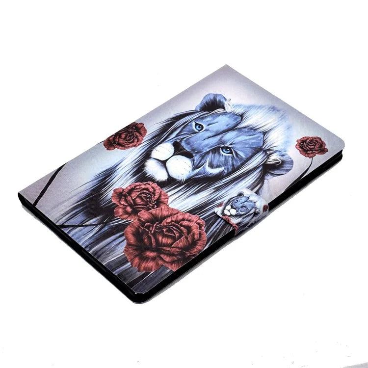 For Samsung Galaxy Tab A9+ Case Pattern Printing PU Leather Tablet Cover
