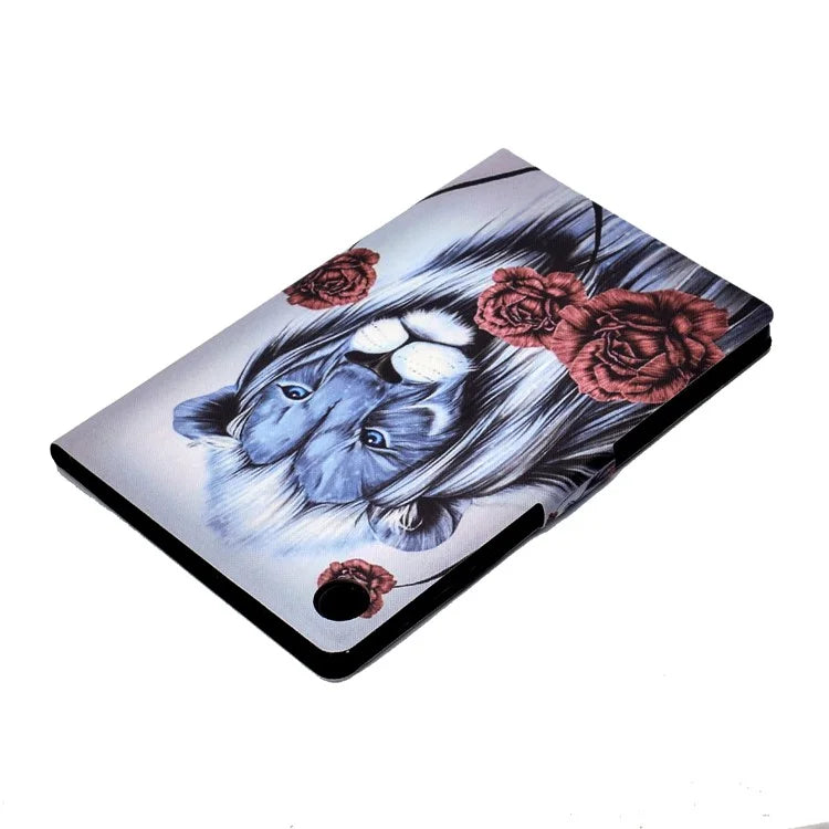 For Samsung Galaxy Tab A9+ Case Pattern Printing PU Leather Tablet Cover