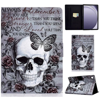 For Samsung Galaxy Tab A9+ Case Pattern Printing PU Leather Tablet Cover