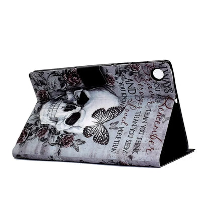 For Samsung Galaxy Tab A9+ Case Pattern Printing PU Leather Tablet Cover