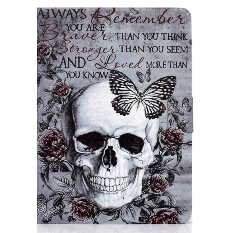 For Samsung Galaxy Tab A9+ Case Pattern Printing PU Leather Tablet Cover