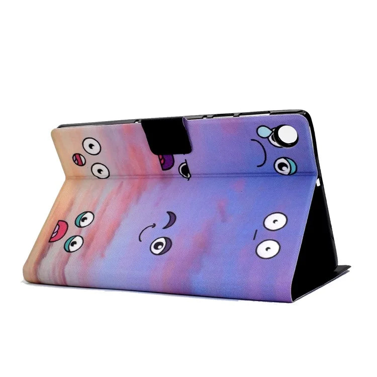 For Samsung Galaxy Tab A9+ Case Pattern Printing PU Leather Tablet Cover