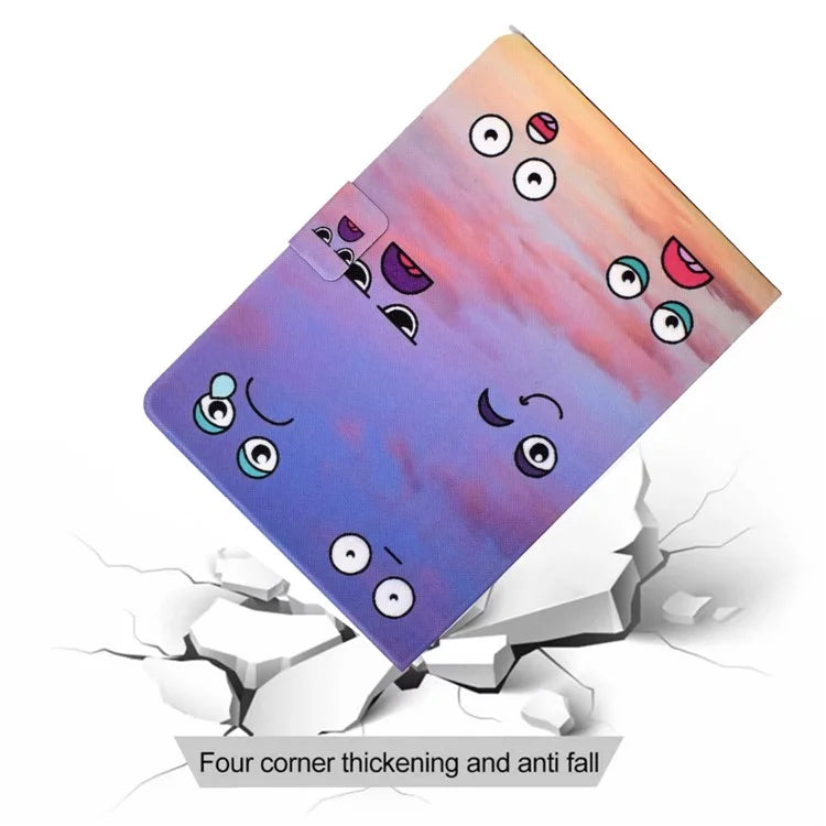 For Samsung Galaxy Tab A9+ Case Pattern Printing PU Leather Tablet Cover