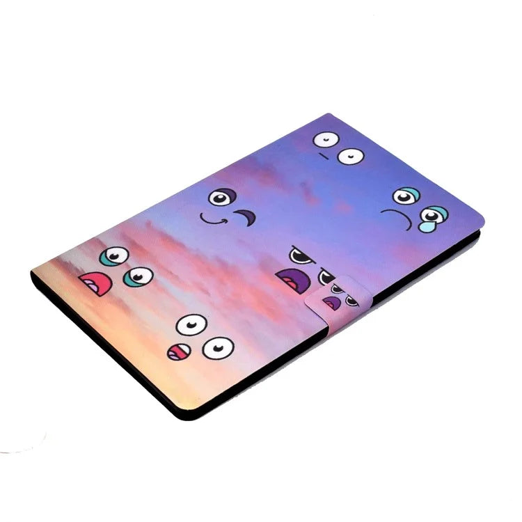 For Samsung Galaxy Tab A9+ Case Pattern Printing PU Leather Tablet Cover