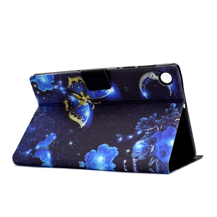 For Samsung Galaxy Tab A9+ Case Pattern Printing PU Leather Tablet Cover