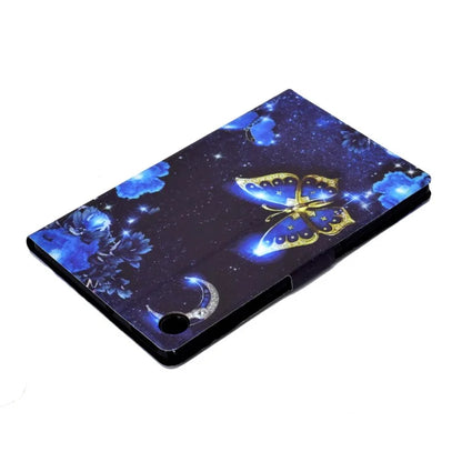 For Samsung Galaxy Tab A9+ Case Pattern Printing PU Leather Tablet Cover