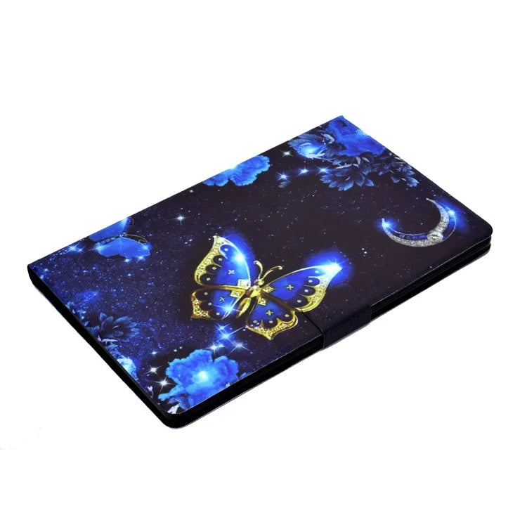 For Samsung Galaxy Tab A9+ Case Pattern Printing PU Leather Tablet Cover