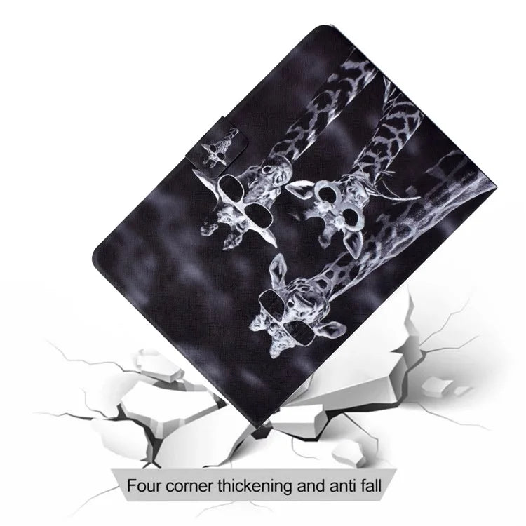 For Samsung Galaxy Tab A9+ Case Pattern Printing PU Leather Tablet Cover