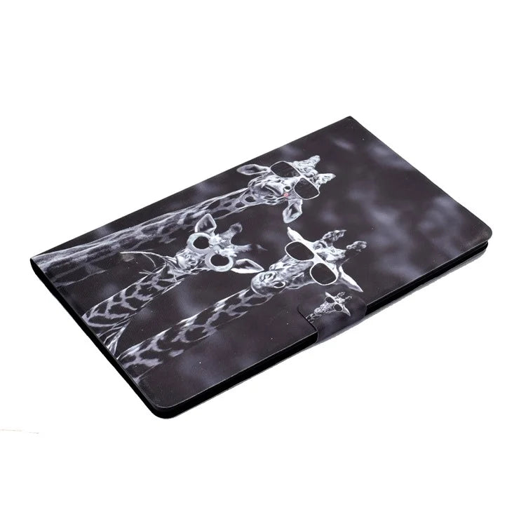 For Samsung Galaxy Tab A9+ Case Pattern Printing PU Leather Tablet Cover