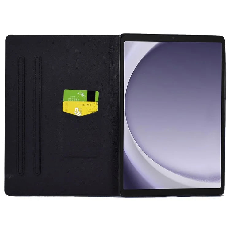 For Samsung Galaxy Tab A9 Case Card Slots PU Leather Tablet Cover