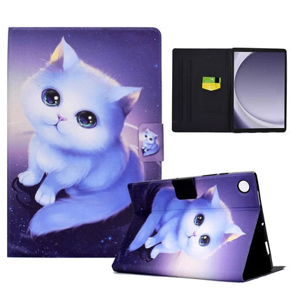 For Samsung Galaxy Tab A9 Case Card Slots PU Leather Tablet Cover