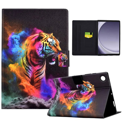 For Samsung Galaxy Tab A9 Case Card Slots PU Leather Tablet Cover