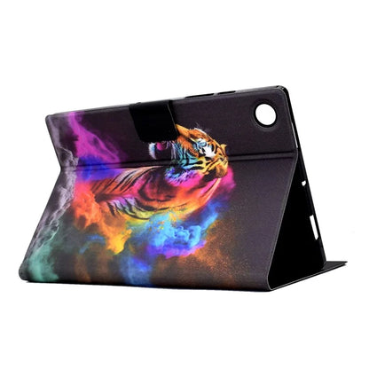 For Samsung Galaxy Tab A9 Case Card Slots PU Leather Tablet Cover
