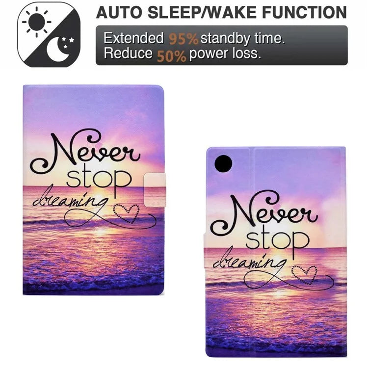 For Samsung Galaxy Tab A9 Case Card Slots PU Leather Tablet Cover