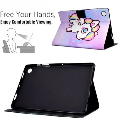 For Samsung Galaxy Tab A9 Case Card Slots PU Leather Tablet Cover