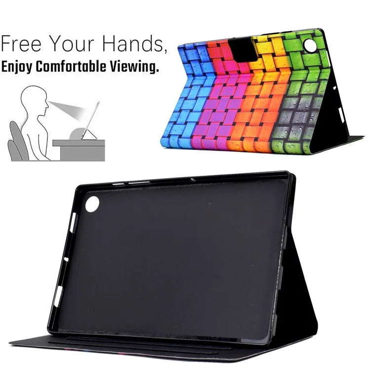 For Samsung Galaxy Tab A9 Case Card Slots PU Leather Tablet Cover