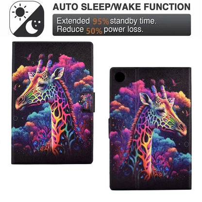 For Samsung Galaxy Tab A9 Case Card Slots PU Leather Tablet Cover