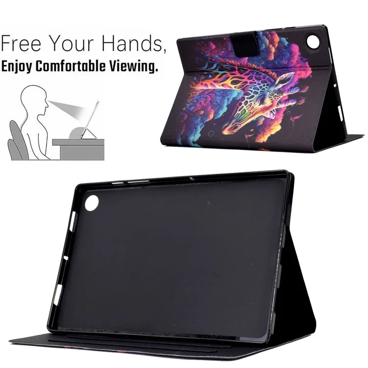 For Samsung Galaxy Tab A9 Case Card Slots PU Leather Tablet Cover