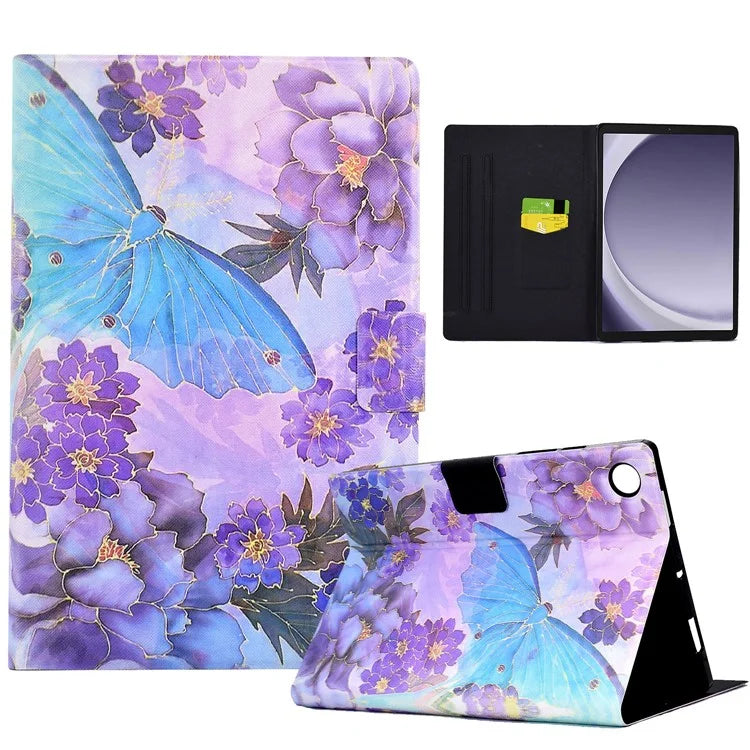 For Samsung Galaxy Tab A9 Case Card Slots PU Leather Tablet Cover