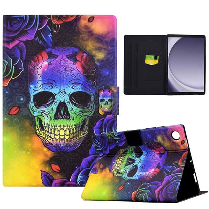 For Samsung Galaxy Tab A9 Case Card Slots PU Leather Tablet Cover