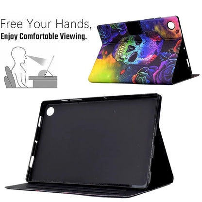 For Samsung Galaxy Tab A9 Case Card Slots PU Leather Tablet Cover