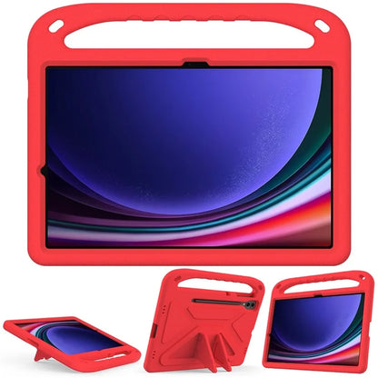 For Samsung Galaxy Tab S9 FE+ Case Hand Grip EVA Tablet Kickstand Cover