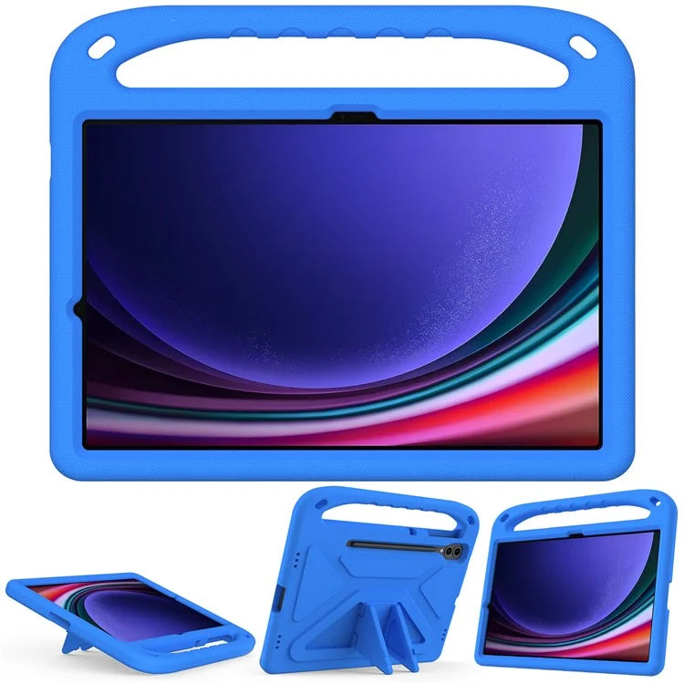 For Samsung Galaxy Tab S9 FE+ Case Hand Grip EVA Tablet Kickstand Cover