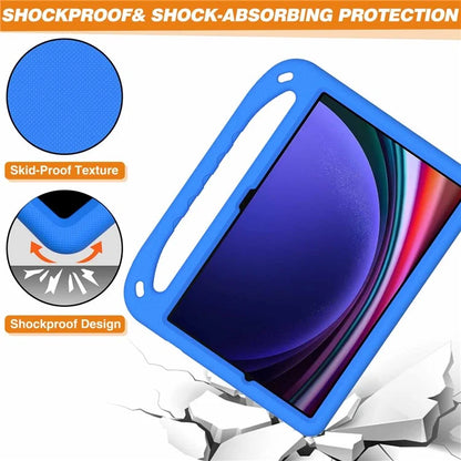 For Samsung Galaxy Tab S9 FE+ Case Hand Grip EVA Tablet Kickstand Cover