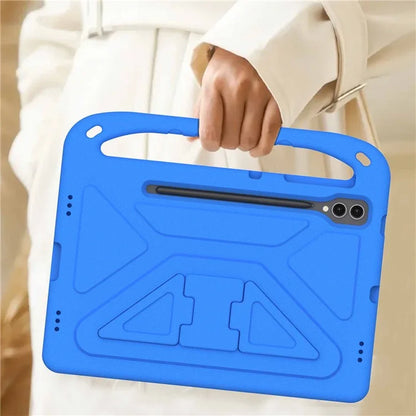 For Samsung Galaxy Tab S9 FE+ Case Hand Grip EVA Tablet Kickstand Cover