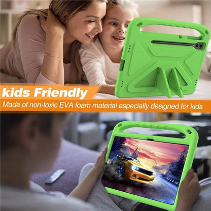 For Samsung Galaxy Tab S9 FE+ Case Hand Grip EVA Tablet Kickstand Cover