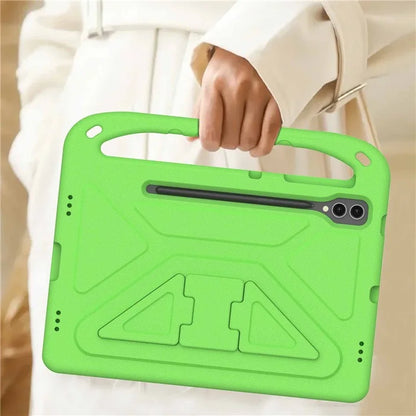 For Samsung Galaxy Tab S9 FE+ Case Hand Grip EVA Tablet Kickstand Cover