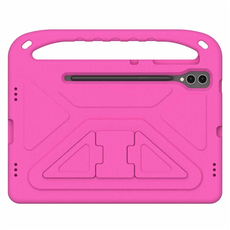 For Samsung Galaxy Tab S9 FE+ Case Hand Grip EVA Tablet Kickstand Cover