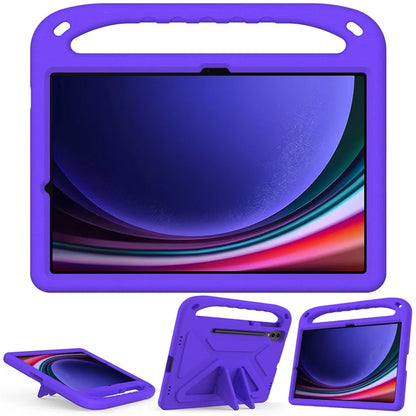 For Samsung Galaxy Tab S9 FE+ Case Hand Grip EVA Tablet Kickstand Cover