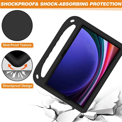 For Samsung Galaxy Tab S9 FE Case Kickstand EVA Tablet Cover with Hand Grip