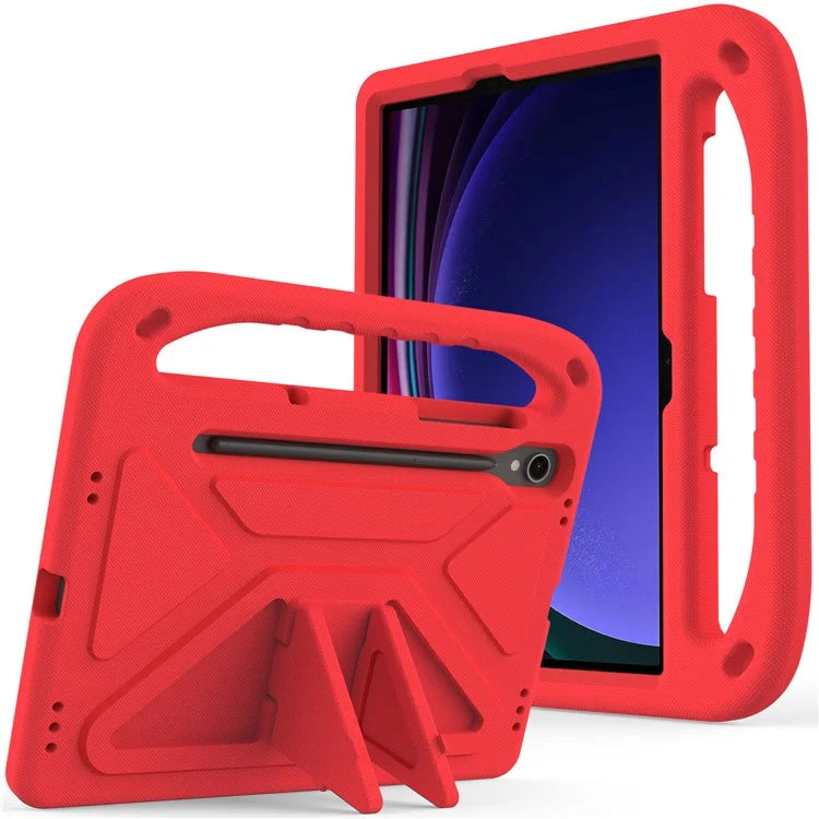 For Samsung Galaxy Tab S9 FE Case Kickstand EVA Tablet Cover with Hand Grip