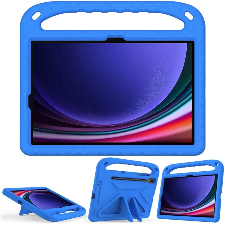 For Samsung Galaxy Tab S9 FE Case Kickstand EVA Tablet Cover with Hand Grip
