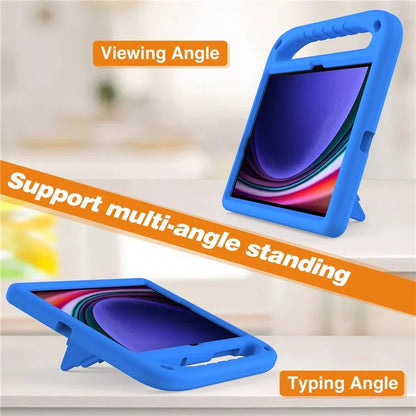 For Samsung Galaxy Tab S9 FE Case Kickstand EVA Tablet Cover with Hand Grip