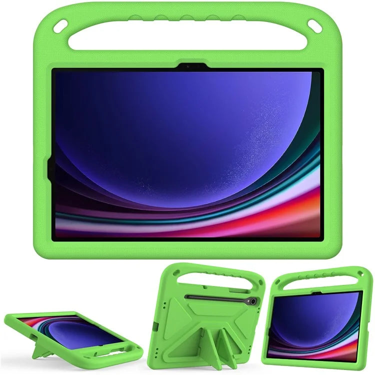 For Samsung Galaxy Tab S9 FE Case Kickstand EVA Tablet Cover with Hand Grip