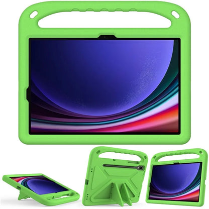 For Samsung Galaxy Tab S9 FE Case Kickstand EVA Tablet Cover with Hand Grip