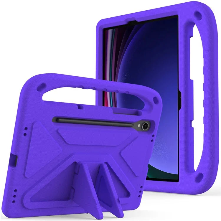 For Samsung Galaxy Tab S9 FE Case Kickstand EVA Tablet Cover with Hand Grip