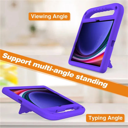 For Samsung Galaxy Tab S9 FE Case Kickstand EVA Tablet Cover with Hand Grip