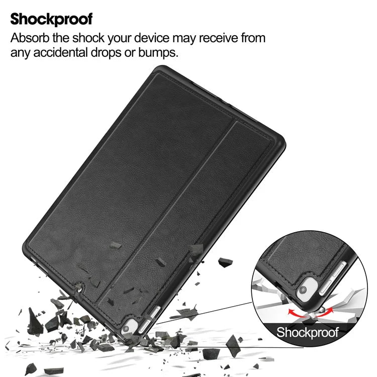 For iPad 10.2 (2019) / (2020) / (2021) Case PU Leather Stand Auto Wake / Sleep Tablet Cover with Card Holder