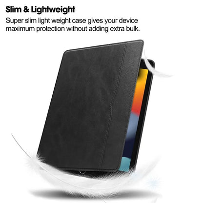For iPad 10.2 (2019) / (2020) / (2021) Case PU Leather Stand Auto Wake / Sleep Tablet Cover with Card Holder