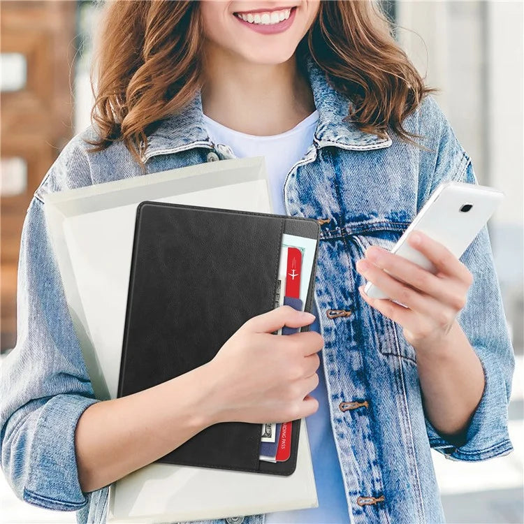 For iPad 10.2 (2019) / (2020) / (2021) Case PU Leather Stand Auto Wake / Sleep Tablet Cover with Card Holder