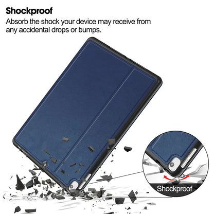 For iPad 10.2 (2019) / (2020) / (2021) Case PU Leather Stand Auto Wake / Sleep Tablet Cover with Card Holder