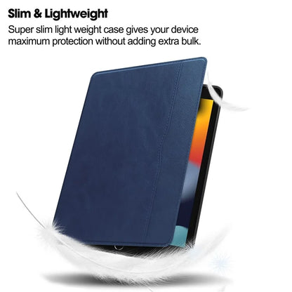 For iPad 10.2 (2019) / (2020) / (2021) Case PU Leather Stand Auto Wake / Sleep Tablet Cover with Card Holder