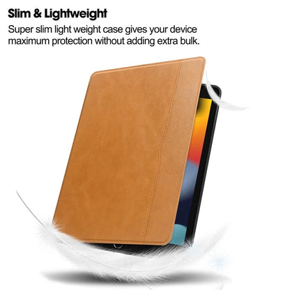 For iPad 10.2 (2019) / (2020) / (2021) Case PU Leather Stand Auto Wake / Sleep Tablet Cover with Card Holder